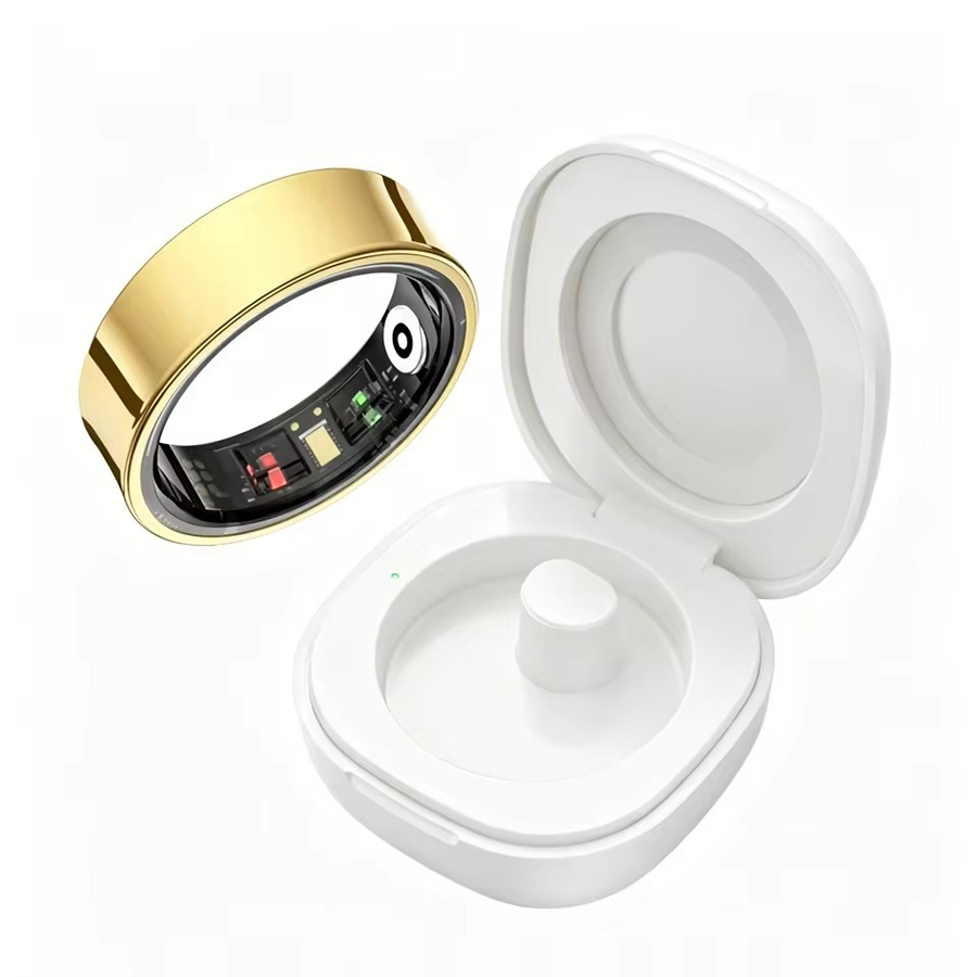 R09スマートリング（男女兼用）、充電ケース付き、心拍数・血 - Temperature Ring Skin のレビューと価格