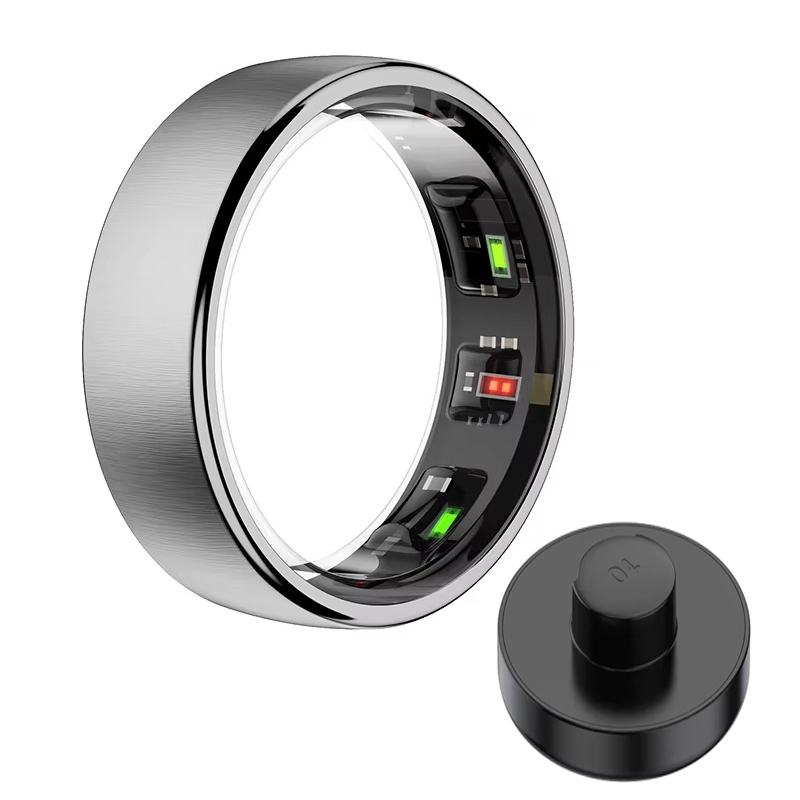 R10 スマートリング（男女兼用）。充電ケース、体温測定、健 - Temperature Ring Skin のレビューと価格