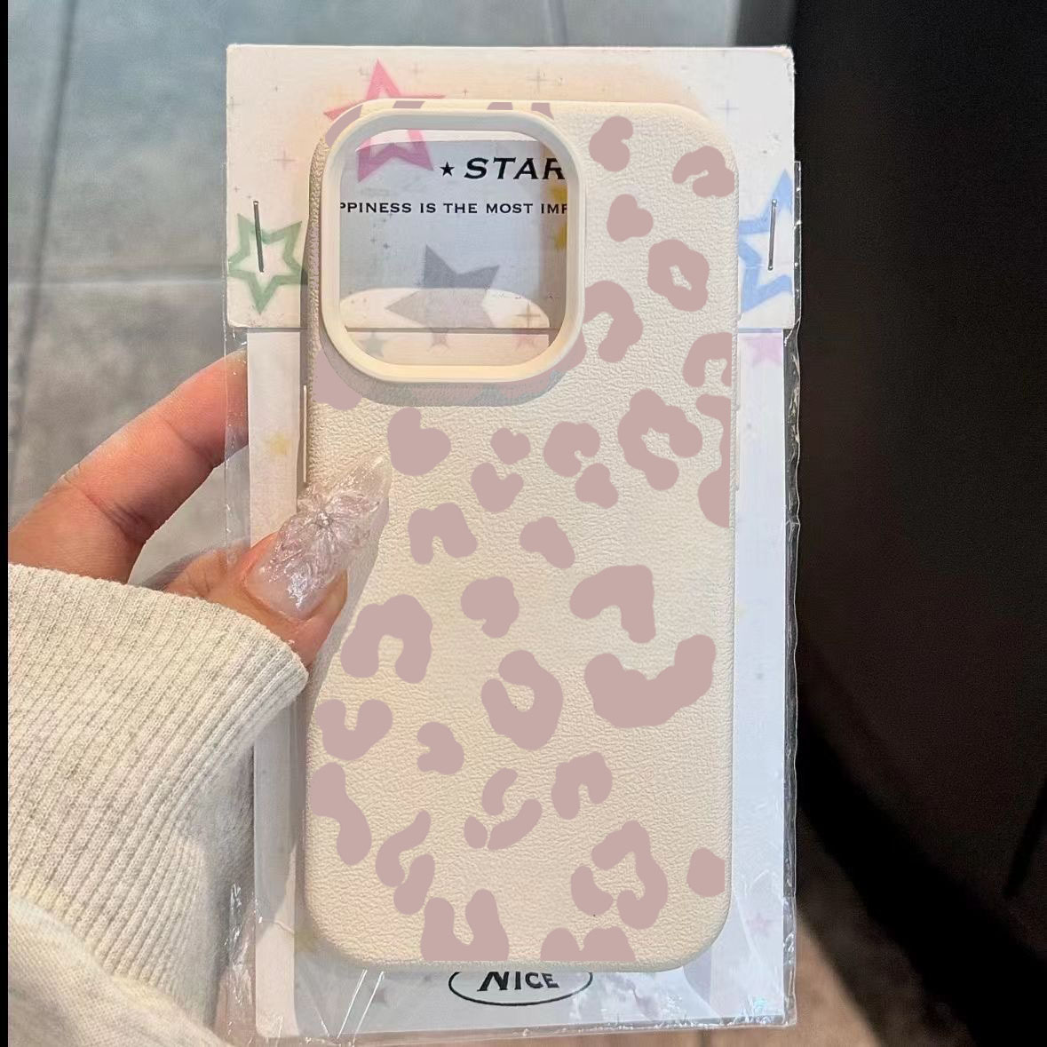 ピンクのレオパード柄ライチ模様シリコン製スマホケース Xia - Xiaomi Redmi Note 14 のレビューと価格
