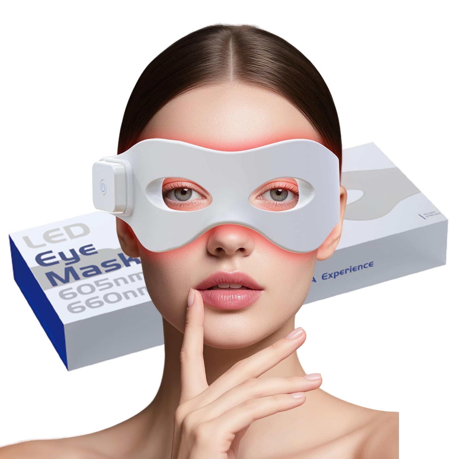 3D赤色光EMSアイマッサージャー 4モード 605NM-8 - Light Therapy Glasses のレビューと価格